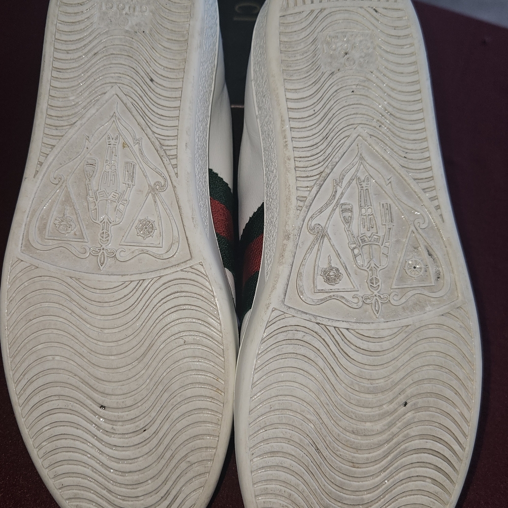 Gucci White Sneakers with Spikes - Picture 8 of 16